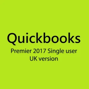 Quickbooks Premier 2017 single user UK version
